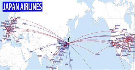 japan airlines international route map